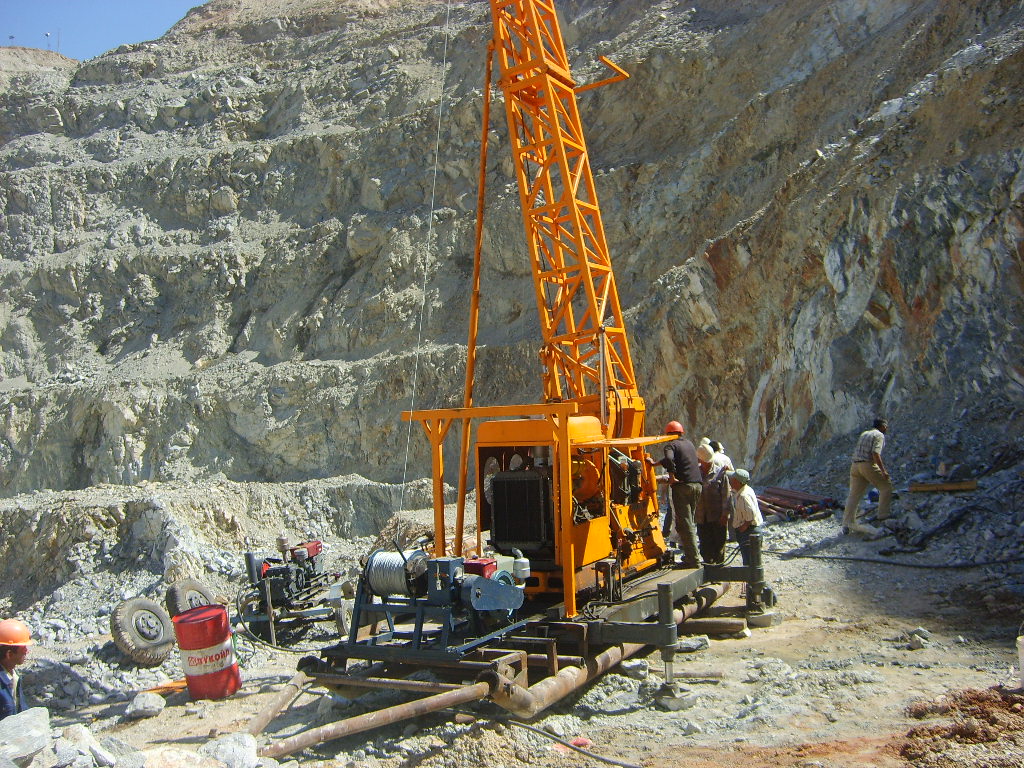 Drilling site oversea